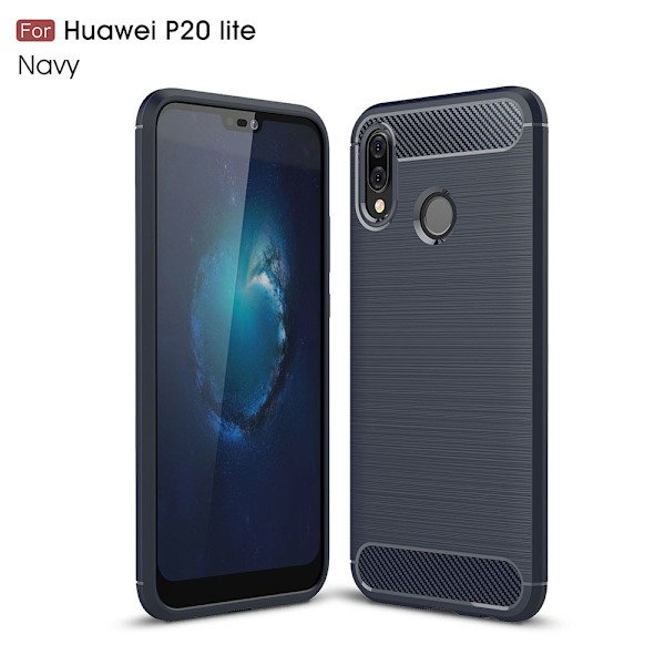 Stöttåligt Armor Carbon TPU-skal Huawei P20 Lite - fler färger Blå