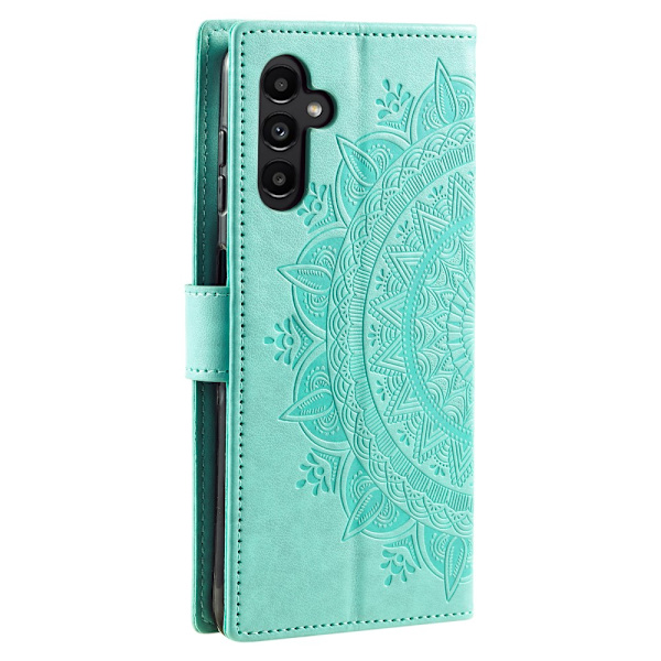 SKALO Samsung A34 5G Mandala Plånboksfodral - Turkos Turkos