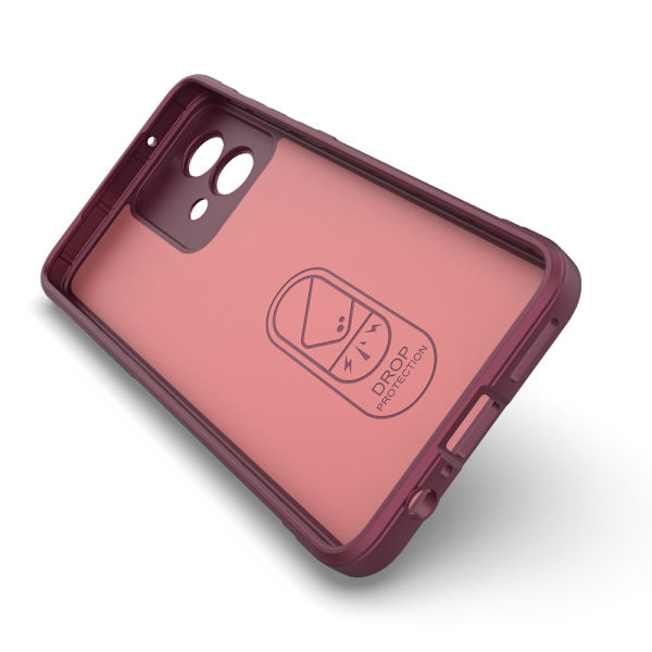 SKALO Motorola Moto G84 5G Rugged Bumpers TPU-Skal Röd