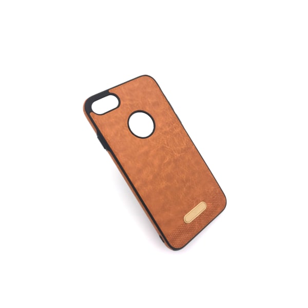 Læderimiteret iPhone 7/8 - flere farver Light brown