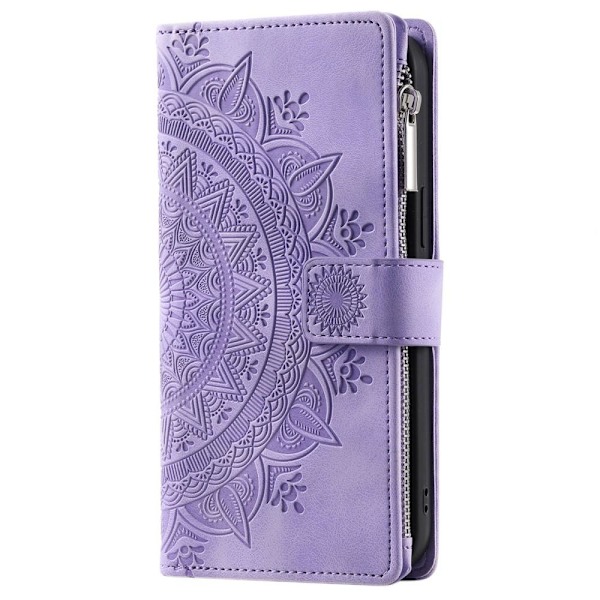 SKALO Xiaomi Redmi Note 12 4G Big Wallet Mandala Pungetaske - Lilla Purple