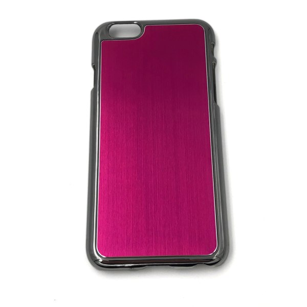 Skal med metallplatta till iPhone 6/6S - fler färger Ljusrosa