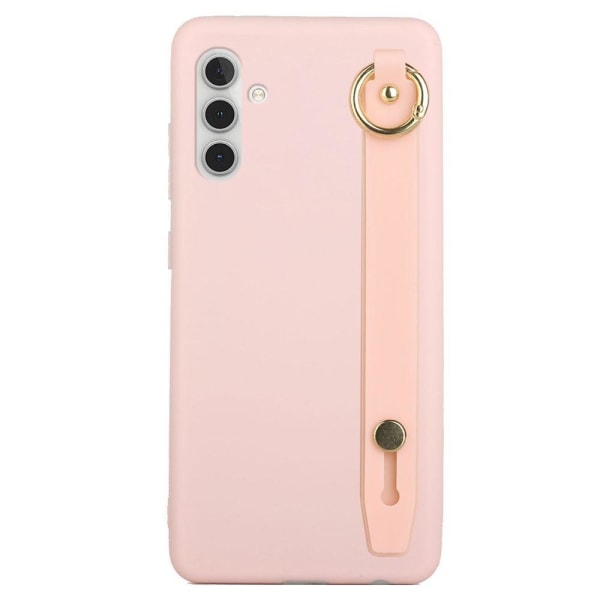 SKALO Samsung A13 5G Handrem TPU-skal - Rosa Rosa