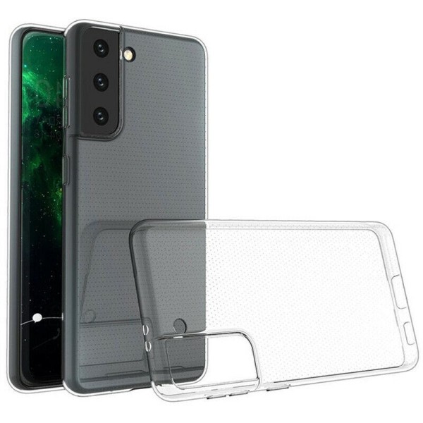 Transparent silikone TPU etui til Samsung S21 Plus Transparent