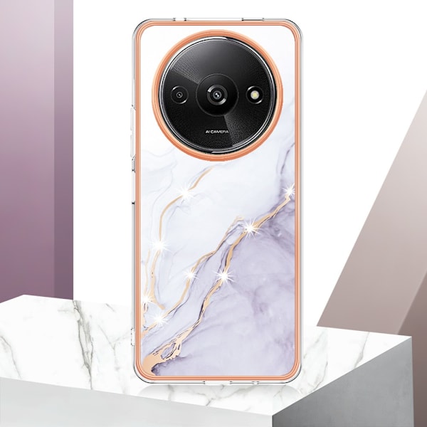 SKALO Xiaomi Redmi A3 Marmor TPU-skal - Motiv 3 multifärg