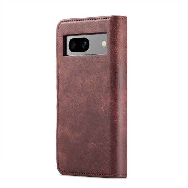 DG MING Google Pixel 8a 2-in-1 magneetti lompakkokotelo - Punainen Red