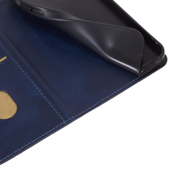 SKALO Motorola Edge 40 5G Premium Plånboksfodral - Blå Blå