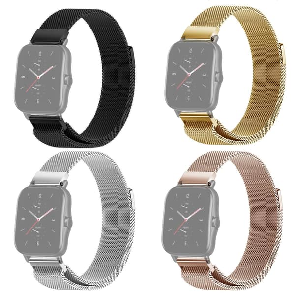 SKALO Milanese Loop to Amazfit GTS 3 - Valitse väri Gold