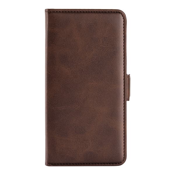 SKALO Premium ID Plånboksfodral för iPhone 18 Pro Max - Brun Brun