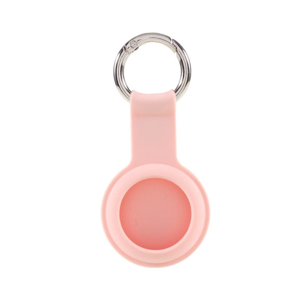 SKALO AirTag-holder silikone med nøglering - Pink Pink