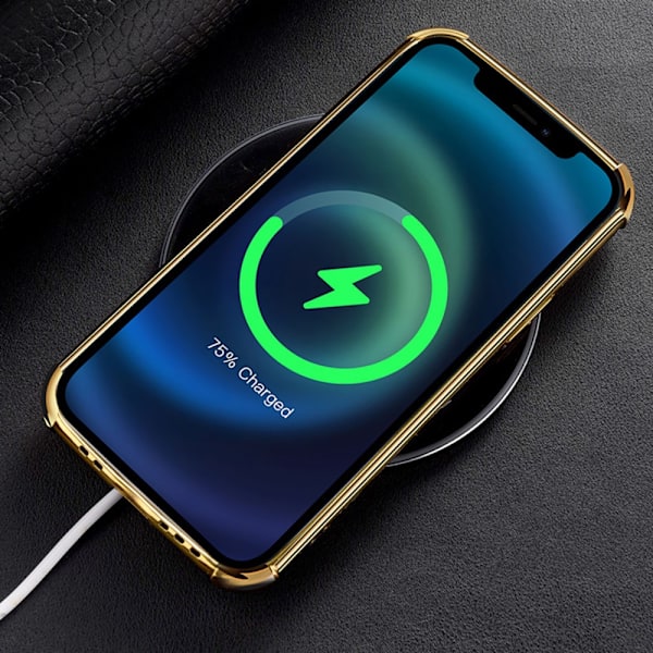 SKALO Samsung A05s 4G Krokotiili Kultainen Reuna Kuori - Vihreä Green