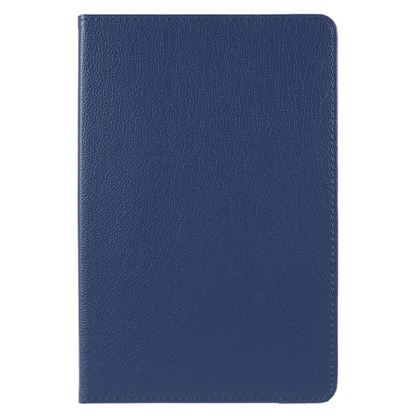 SKALO Samsung Tab A8 10.5 (2021/2022) 360 Litchi Suojakotelo - Tummansininen Dark blue