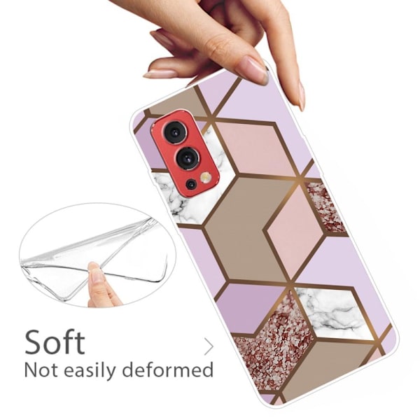SKALO OnePlus Nord 2 Marmor TPU-skal - Motiv 8 Multicolor