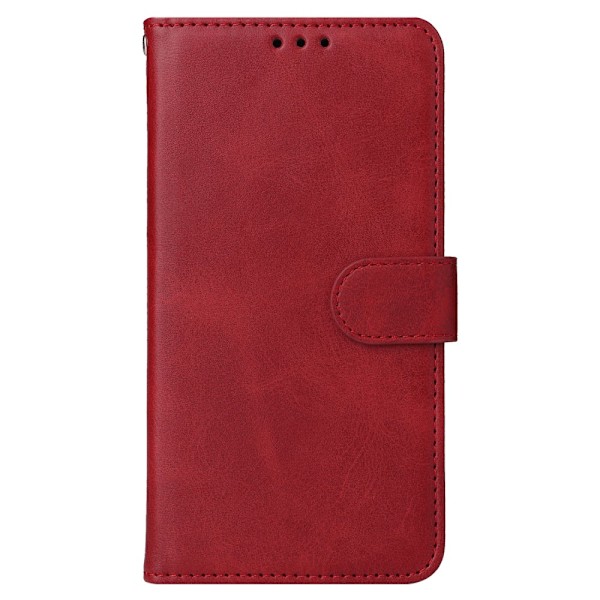 SKALO iPhone 16 Pro Max PU-læder Pungetui - Vælg farve Red
