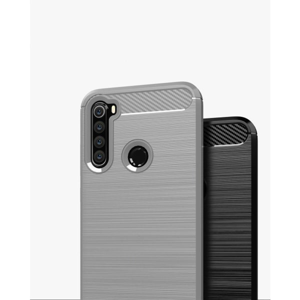 Stødsikker Armour Carbon TPU etui Xiaomi Redmi Note 8T - flere farver Grey