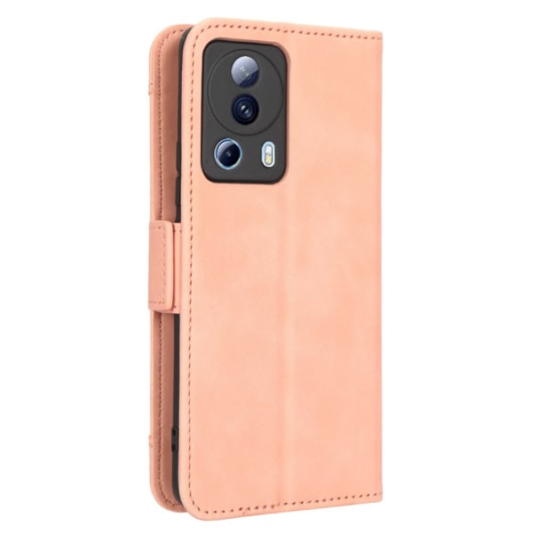 SKALO Xiaomi 13 Lite 6-lokeroa Lompakkokotelo - Pinkki Pink