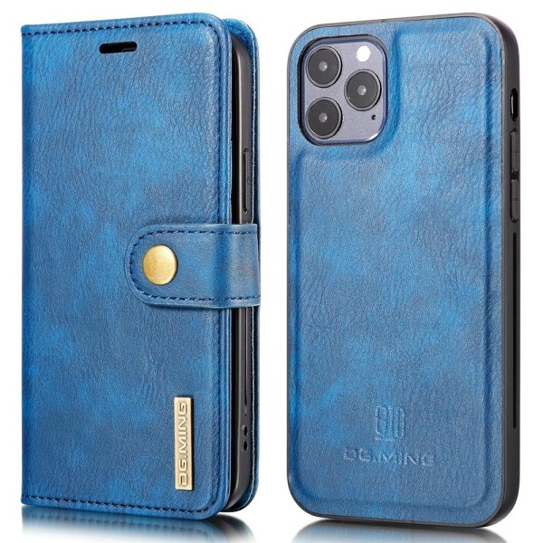 DG MING iPhone 13 Pro Max 2-i-1 Magnet Wallet Case - Blå Blue