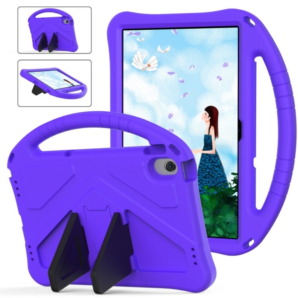 SKALO Lenovo Tab M10 Plus 10.6" (Gen 3) Børneskal med håndtag og stativ - Lilla Purple