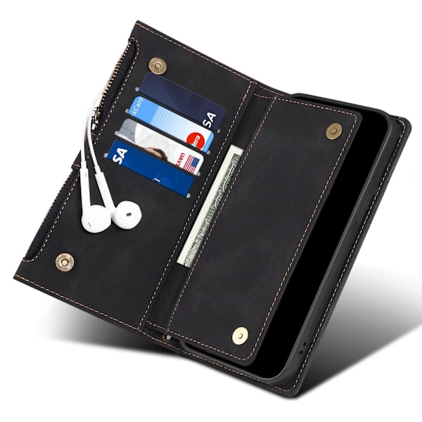 SKALO Google Pixel 7a ESEBLE Big Wallet Pungetui - Sort Black