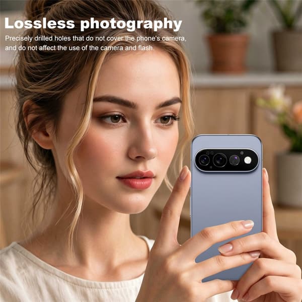 IMAK Kamerabeskyttelse i metal til Google Pixel 11 Pro - Sort Black