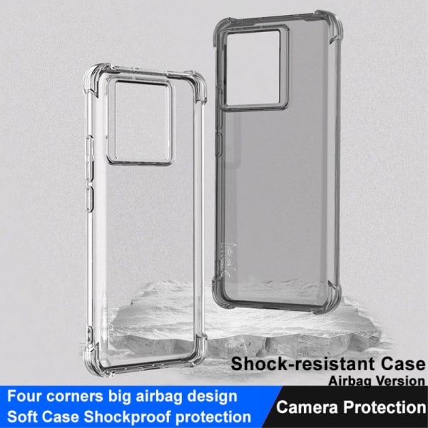 IMAK Xiaomi 13T/13T Pro Ekstra stærk TPU-cover Transparent