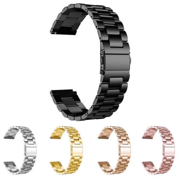 SKALO Länkarmband till Samsung Watch 4 Classic 42mm - Fler färger Svart