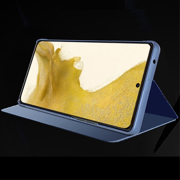 SKALO Samsung S24 Clear View Spegel fodral - Svart Svart