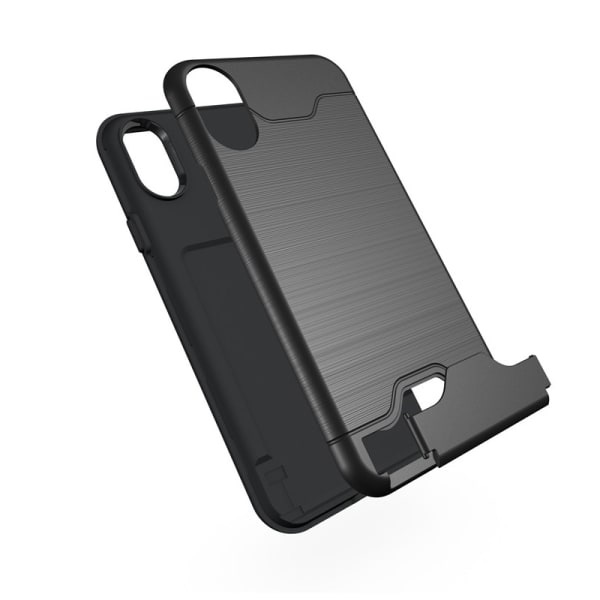 iPhone XS Max | Armor skal | Korthållare - fler färger Rosa