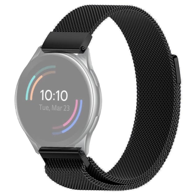 SKALO Milanese Loop til OnePlus Watch - Vælg farve Black