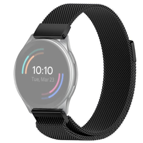 SKALO Milanese Loop till OnePlus Watch - Fler färger Svart