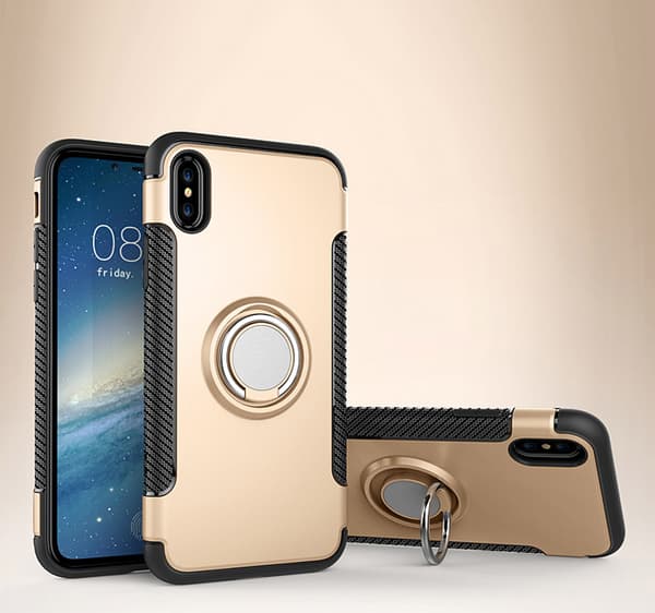 iPhone X/XS | Ring skal Silver
