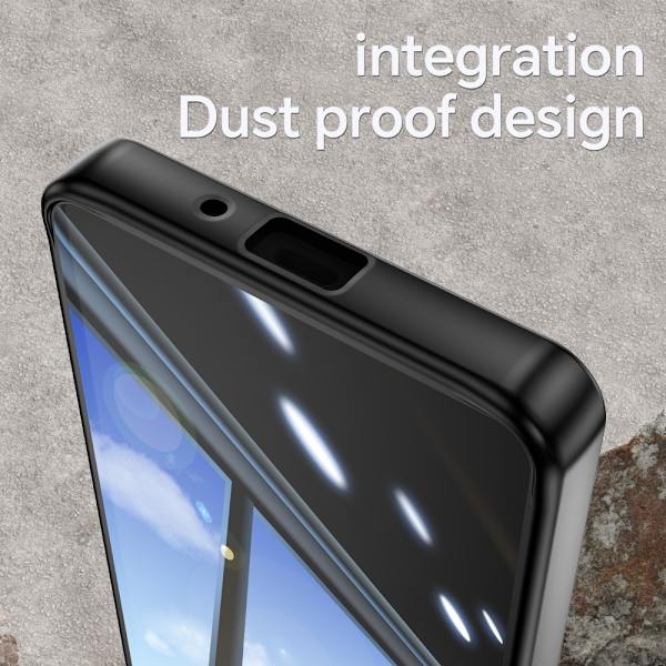 SKALO Sony Xperia 10 VI Silky Touch TPU + Akryl Metallknappar Skal - Svart Svart