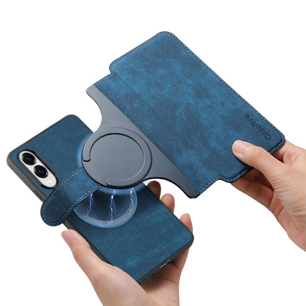 SKALO Samsung S25 Edge CASENEO MW-03 Lompakkokotelo - Tummansininen Dark blue