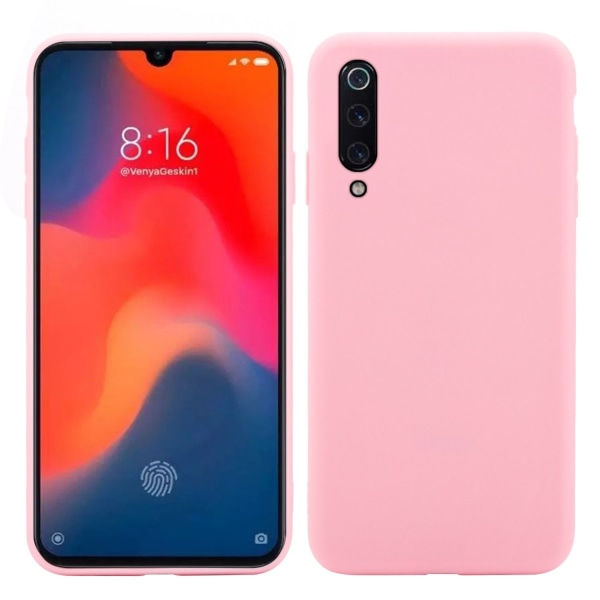 Xiaomi Mi 9 Ultratunn Silikonskal Pink