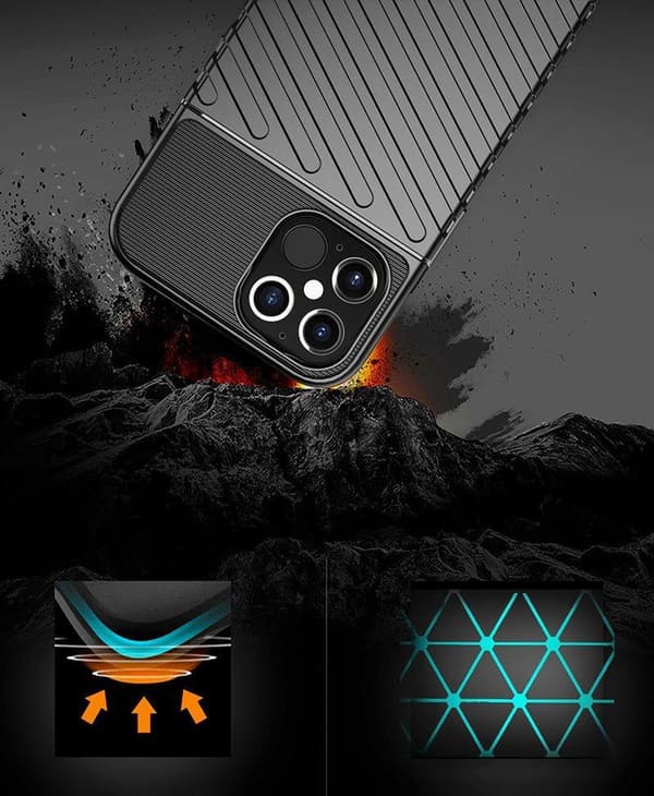 Armor Thunder Skal iPhone 12 Pro Blue