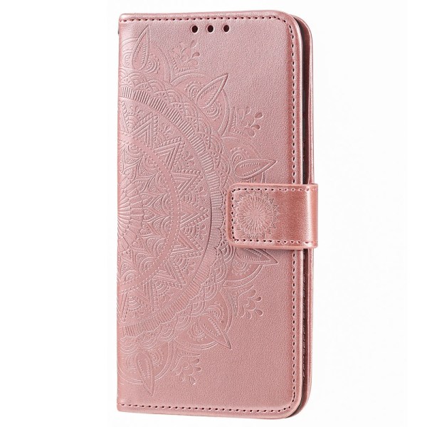 SKALO Sony Xperia 5 V Mandala Flip Cover - Rosa guld Pink gold