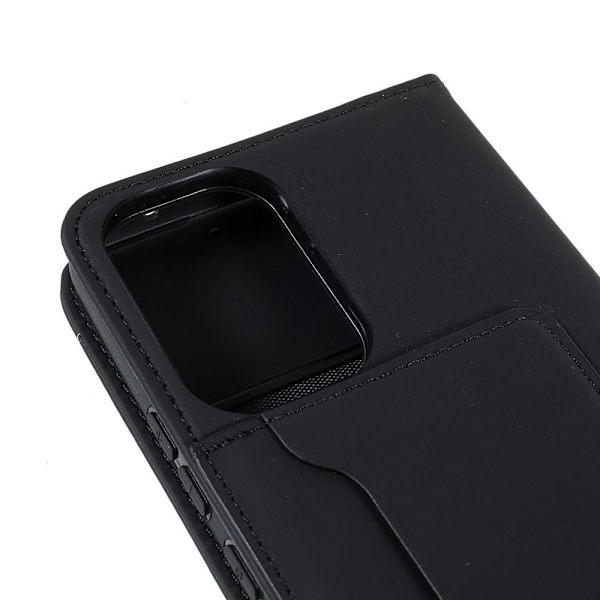 SKALO Samsung A53 5G Premium Kortlomme Flip Cover - Sort Black