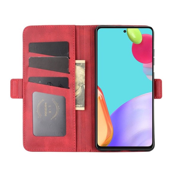 SKALO Samsung A52/A52s Premium Plånboksfodral - Röd Röd