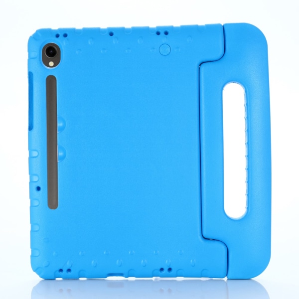 SKALO Samsung Tab S9/S9 FE Kuori kahvalla/telineellä - Sininen Blue