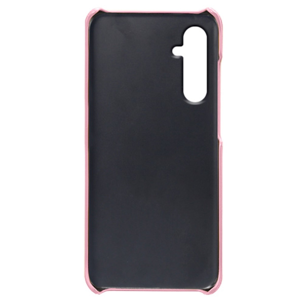 SKALO Samsung A05s 4G PU-nahkainen Korttikotelo - Ruusukulta Pink gold