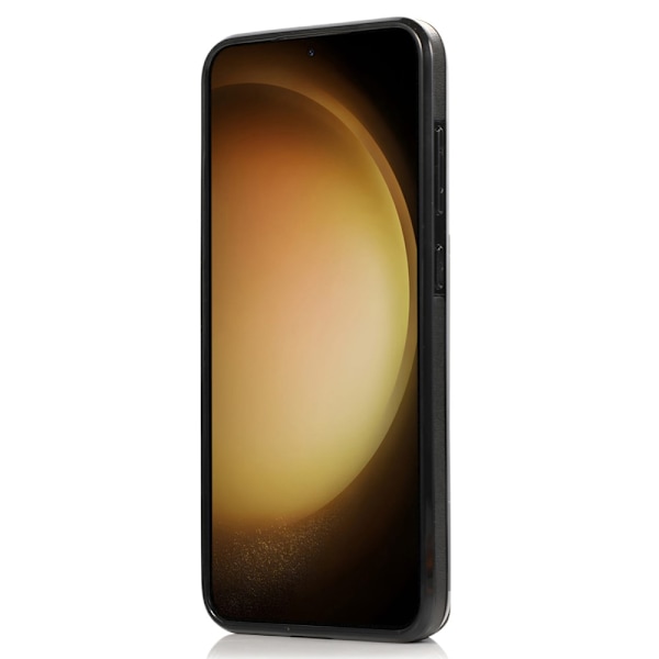 SKALO Samsung S24 PU-læder Cover med Pung - Sort Black