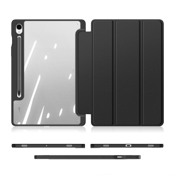 DUX DUCIS Samsung Tab S10 FE TOBY Series Trifold Fodral - Svart Svart