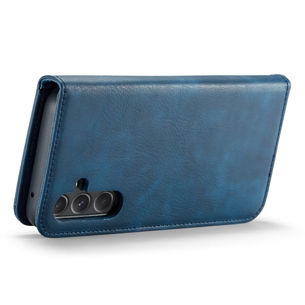 DG MING Samsung A56 5G 2-in-1 Magneetti Lompakkokotelo - Sininen Blue
