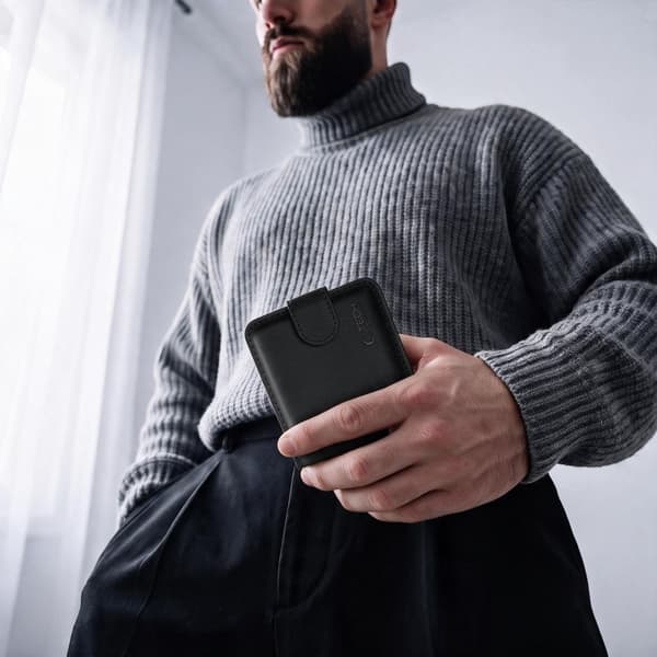 Tech-Protect Wallet Pungcover med stativfunktion til Samsung Galaxy Z Flip8 - Sort Black