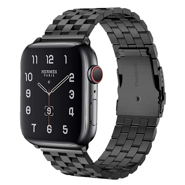 SKALO Firkantet metalarmbånd Apple Watch 38/40/41mm - Vælg farve Black