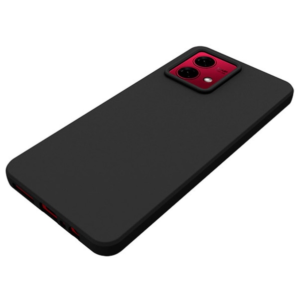 SKALO Motorola Moto G84 5G Matte Black Ultra-tynd TPU Cover Black