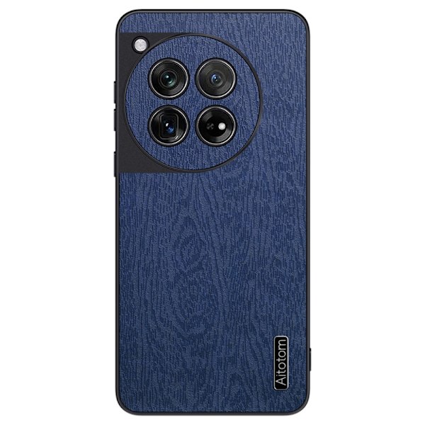 SKALO OnePlus 12 5G PU-læder Hybrid Cover - Blå Blue