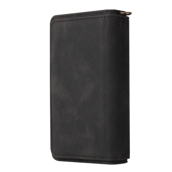 SKALO Samsung A53 5G Big Wallet 17-lokeroa Lompakkokotelo - Musta Black