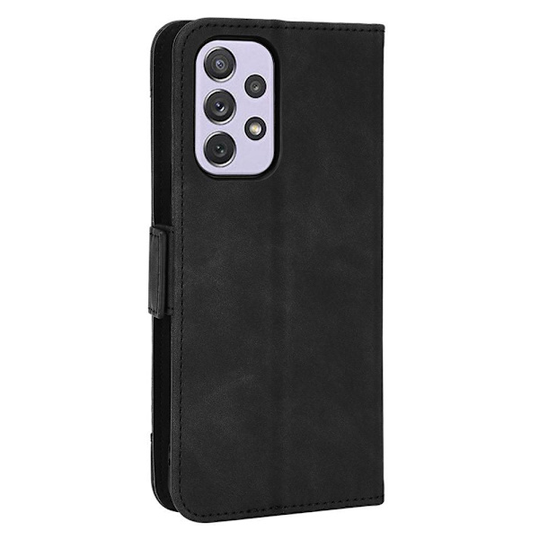 SKALO Samsung A53 5G 6-lokeroa Lompakkokotelo - Musta Black