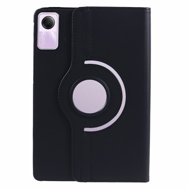 SKALO Xiaomi Redmi Pad SE 360 Litchi Fodral - Svart Svart